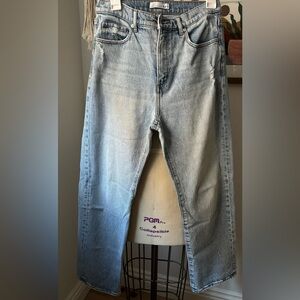 LOFT Faded Blue High-Rise Jeans